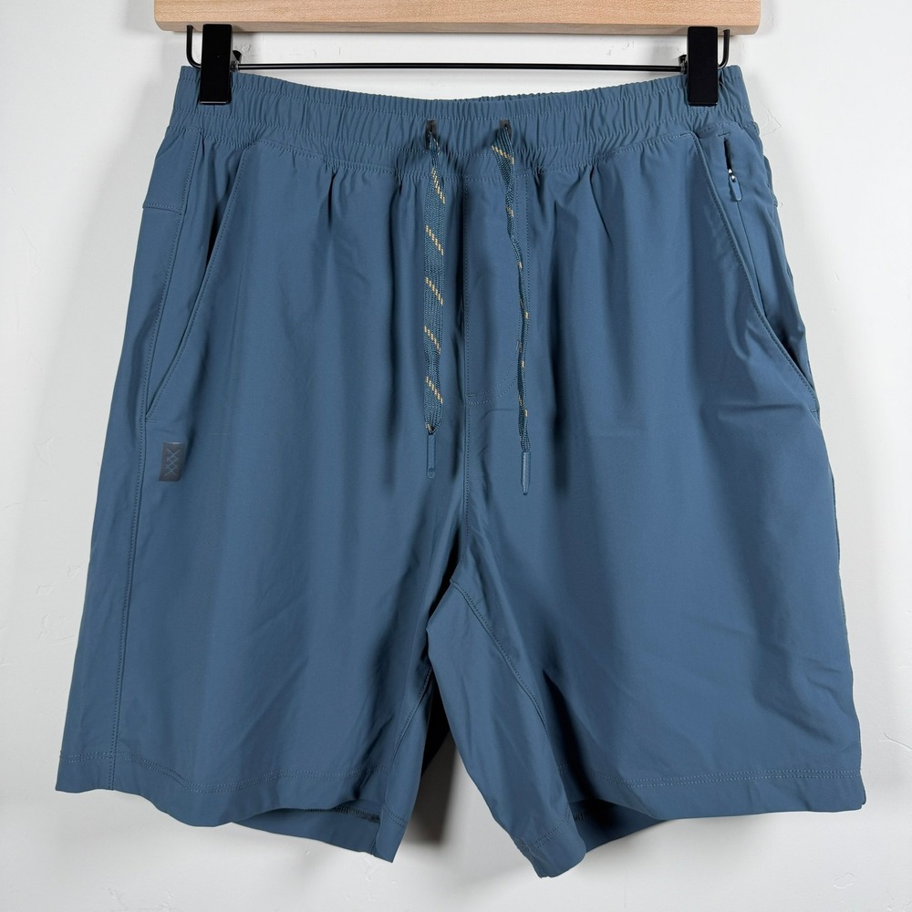 Rhone Men's Pursuit Shorts Small Blue Unlined 7 inch Athletic Gym Running 101722